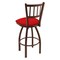 Holland Bar Stool Co 30" Swivel Bar Stool, Bronze Finish, Canter Red Seat 81030BZ011 - alternate 2